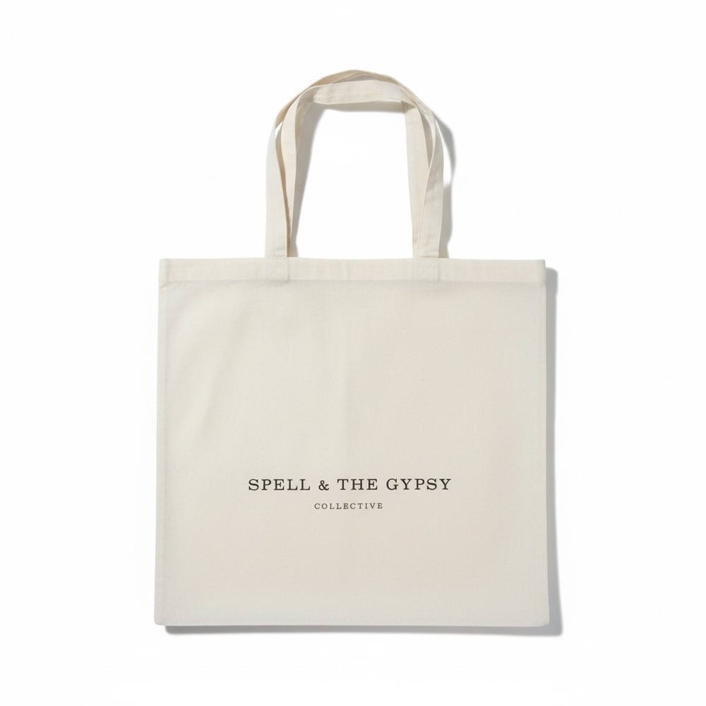 Spell & The Gypsy | Cotton Tote Bag One Size Cream‎ Ivory